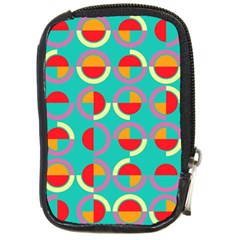 Semicircles And Arcs Pattern Compact Camera Cases by linceazul