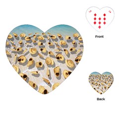 Shell Pattern Playing Cards (heart)  by Valentinaart