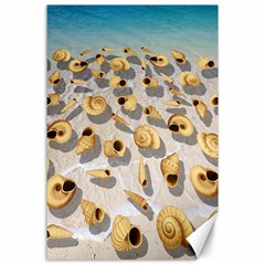 Shell Pattern Canvas 24  X 36  by Valentinaart