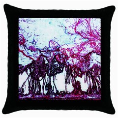 Colors Throw Pillow Case (black) by Valentinaart