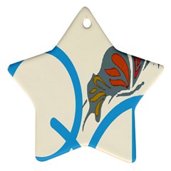 Butterfly Ornament (star) by Mariart