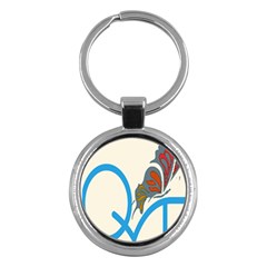 Butterfly Key Chains (round) 