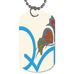 Butterfly Dog Tag (one Side)
