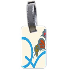 Butterfly Luggage Tags (two Sides) by Mariart