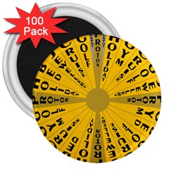 Wheel Of Fortune Australia Episode Bonus Game 3  Magnets (100 Pack)