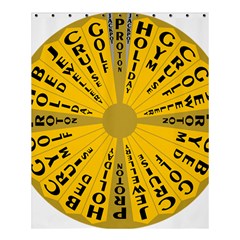 Wheel Of Fortune Australia Episode Bonus Game Shower Curtain 60  X 72  (medium)  by Mariart