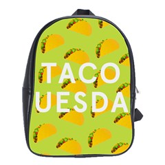 Bread Taco Tuesday School Bags(large)  by Mariart