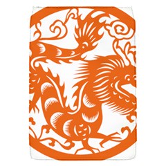 Chinese Zodiac Dragon Star Orange Flap Covers (S) 