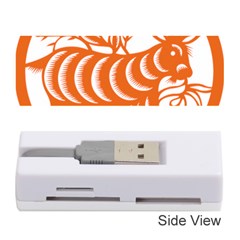 Chinese Zodiac Goat Star Orange Memory Card Reader (stick) 