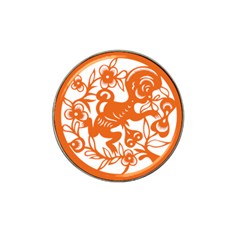 Chinese Zodiac Horoscope Monkey Star Orange Hat Clip Ball Marker by Mariart