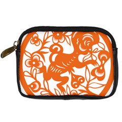 Chinese Zodiac Horoscope Monkey Star Orange Digital Camera Cases by Mariart