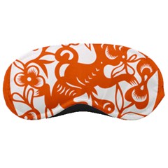 Chinese Zodiac Horoscope Monkey Star Orange Sleeping Masks
