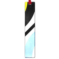 Circle Line Chevron Wave Black Blue Yellow Gray White Large Book Marks by Mariart