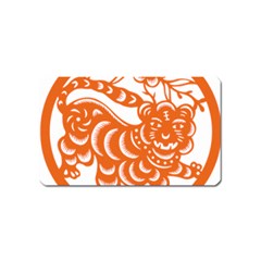 Chinese Zodiac Signs Tiger Star Orangehoroscope Magnet (name Card)