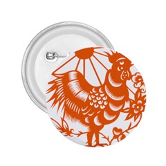 Chinese Zodiac Horoscope Zhen Icon Star Orangechicken 2.25  Buttons