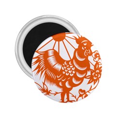 Chinese Zodiac Horoscope Zhen Icon Star Orangechicken 2.25  Magnets