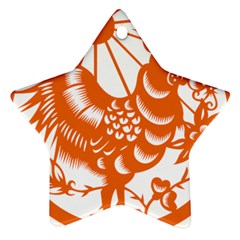 Chinese Zodiac Horoscope Zhen Icon Star Orangechicken Star Ornament (Two Sides)
