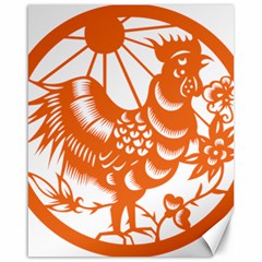 Chinese Zodiac Horoscope Zhen Icon Star Orangechicken Canvas 16  X 20   by Mariart