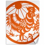 Chinese Zodiac Horoscope Zhen Icon Star Orangechicken Canvas 36  x 48   35.26 x46.15  Canvas - 1