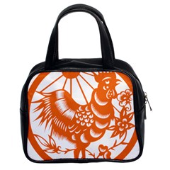 Chinese Zodiac Horoscope Zhen Icon Star Orangechicken Classic Handbags (2 Sides) by Mariart