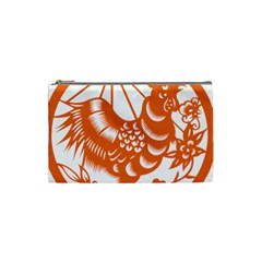 Chinese Zodiac Horoscope Zhen Icon Star Orangechicken Cosmetic Bag (Small) 