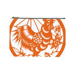 Chinese Zodiac Horoscope Zhen Icon Star Orangechicken Cosmetic Bag (large) 