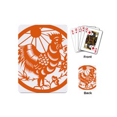 Chinese Zodiac Horoscope Zhen Icon Star Orangechicken Playing Cards (Mini) 