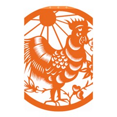 Chinese Zodiac Horoscope Zhen Icon Star Orangechicken Shower Curtain 48  x 72  (Small) 