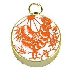 Chinese Zodiac Horoscope Zhen Icon Star Orangechicken Gold Compasses