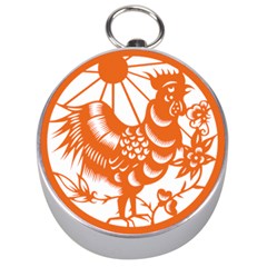 Chinese Zodiac Horoscope Zhen Icon Star Orangechicken Silver Compasses