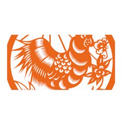Chinese Zodiac Horoscope Zhen Icon Star Orangechicken Satin Wrap