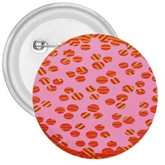 Distance Absence Sea Holes Polka Dot Line Circle Orange Chevron Wave 3  Buttons by Mariart
