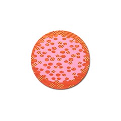 Distance Absence Sea Holes Polka Dot Line Circle Orange Chevron Wave Golf Ball Marker (10 Pack) by Mariart