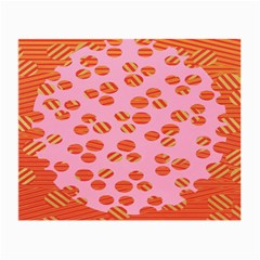 Distance Absence Sea Holes Polka Dot Line Circle Orange Chevron Wave Small Glasses Cloth (2-side) by Mariart