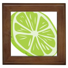 Gerald Lime Green Framed Tiles