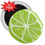 Gerald Lime Green 3  Magnets (10 pack)  Front