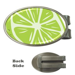 Gerald Lime Green Money Clips (Oval) 