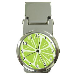 Gerald Lime Green Money Clip Watches