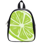 Gerald Lime Green School Bags (Small)  Front