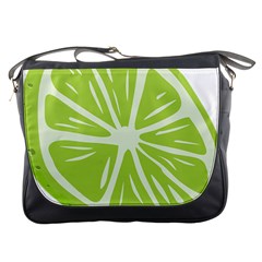 Gerald Lime Green Messenger Bags by Mariart