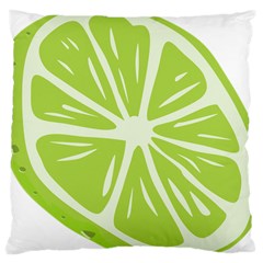 Gerald Lime Green Large Cushion Case (two Sides) by Mariart