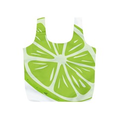 Gerald Lime Green Full Print Recycle Bags (S) 