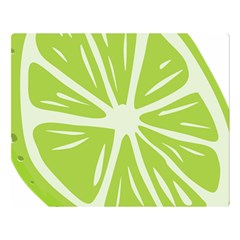 Gerald Lime Green Double Sided Flano Blanket (Large) 