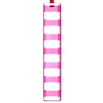 Hot Pink Brush Stroke Plaid Tech White Large Book Marks Front