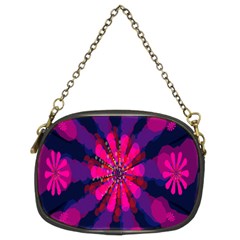 Flower Red Pink Purple Star Sunflower Chain Purses (two Sides)  by Mariart