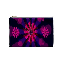 Flower Red Pink Purple Star Sunflower Cosmetic Bag (medium) 