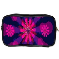 Flower Red Pink Purple Star Sunflower Toiletries Bags by Mariart