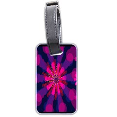 Flower Red Pink Purple Star Sunflower Luggage Tags (two Sides)