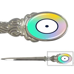 Illustrated Circle Round Polka Rainbow Letter Openers by Mariart