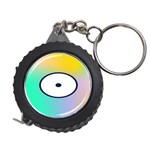 Illustrated Circle Round Polka Rainbow Measuring Tapes Front